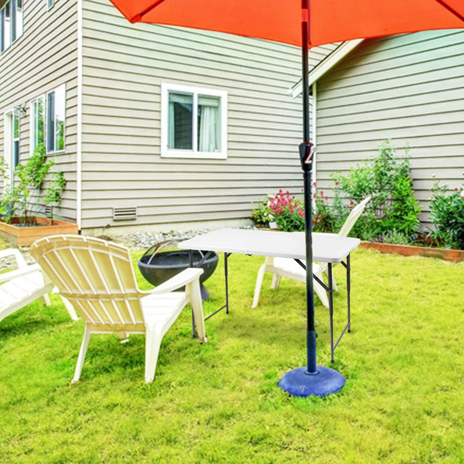 Table pliable 120 × 74 × 60 cm réglable — 7