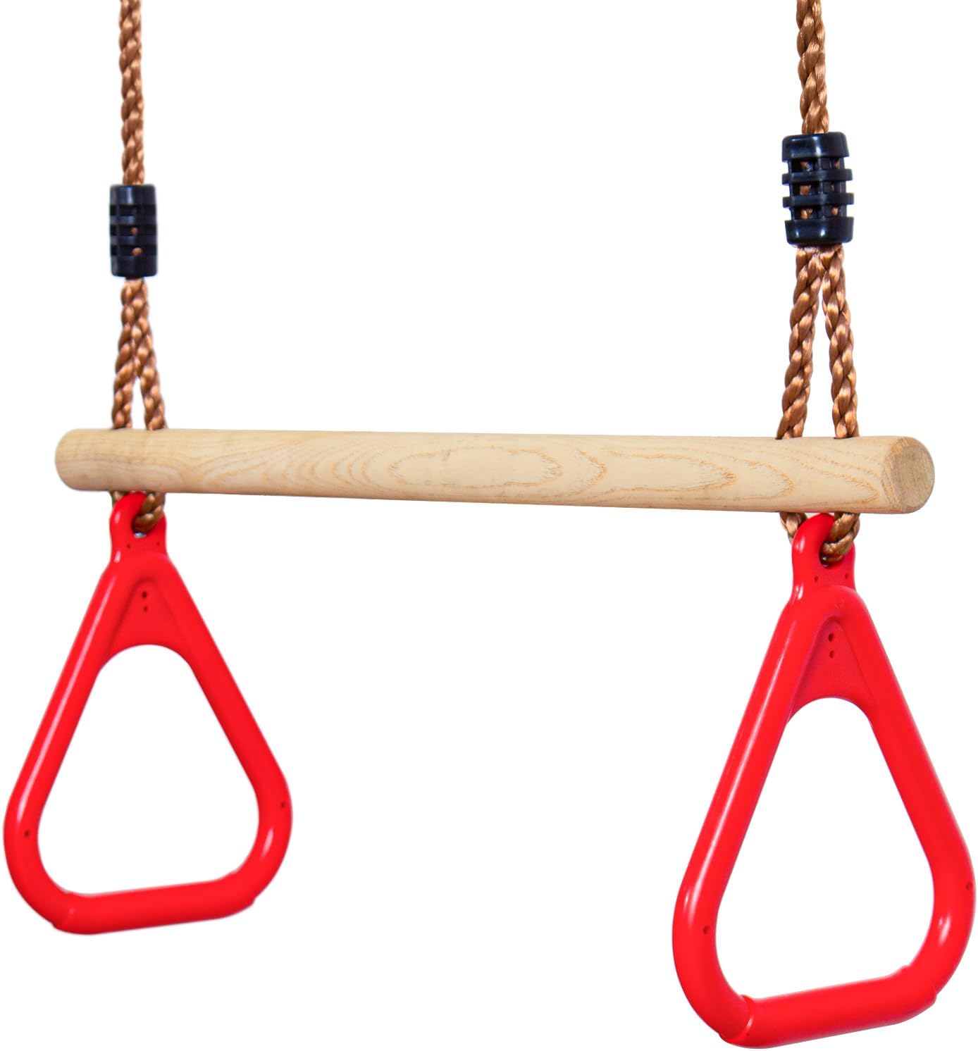 Anneaux gym trapèze rouge 200 cm pour jouer — 1