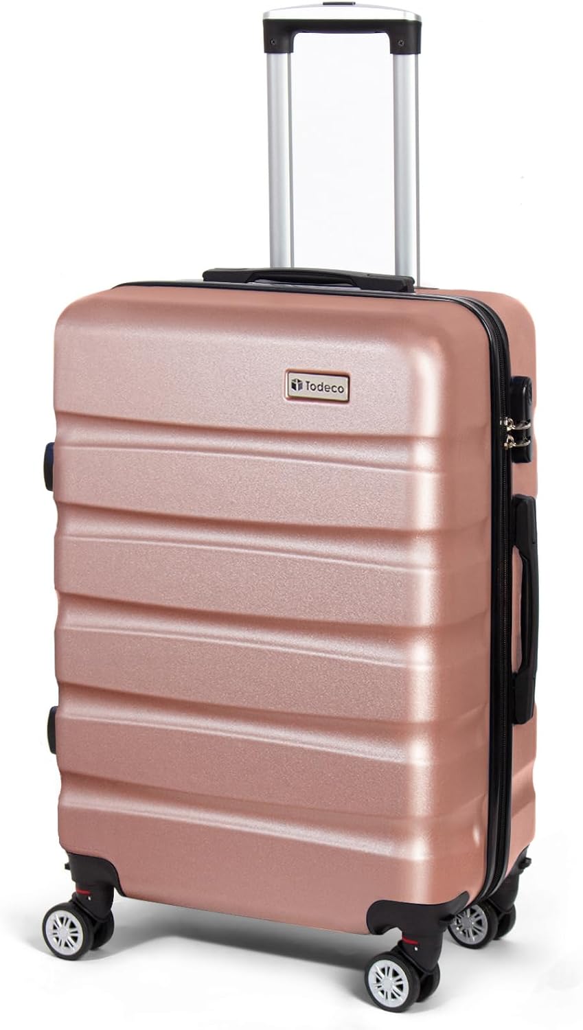Valise rigide 67 cm rose pour 5 à 7 jours — 1