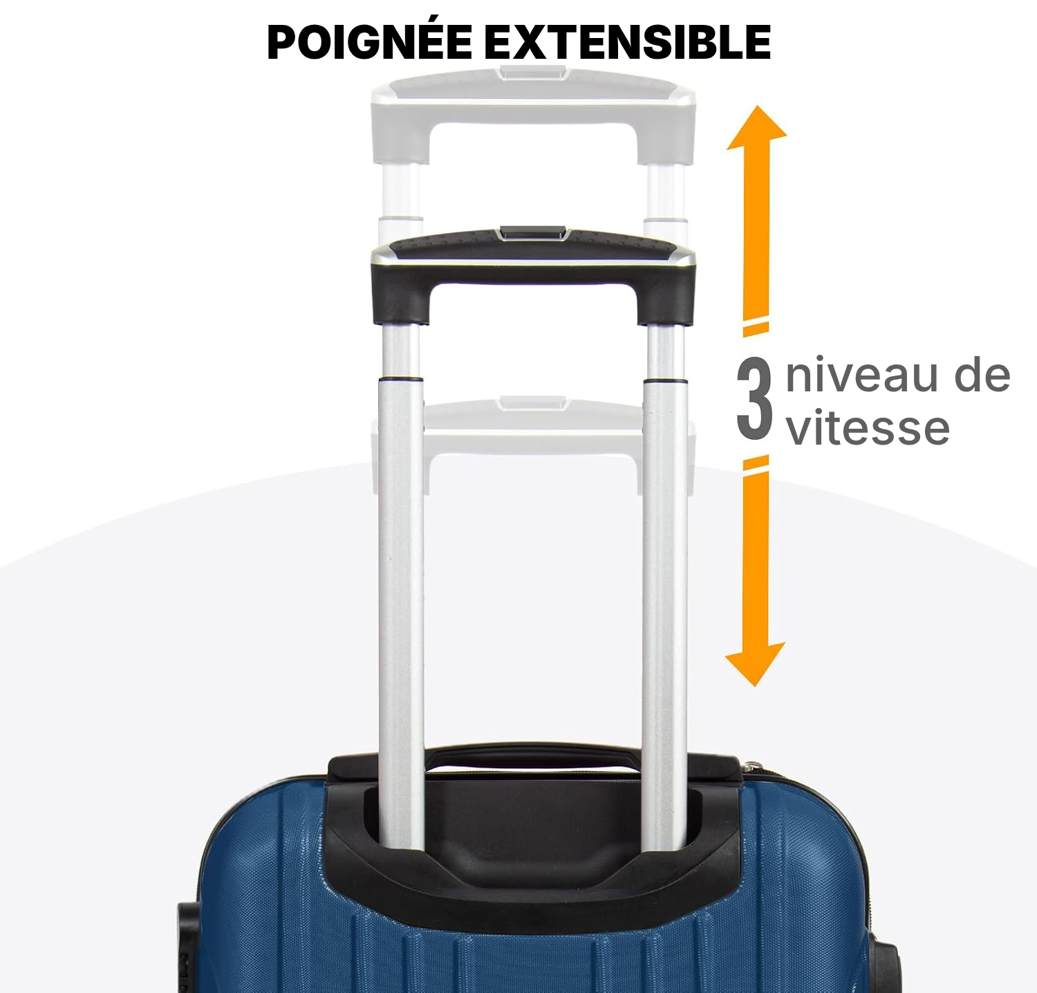Pas petite valise cabine: 73 cm bleu foncé — 6