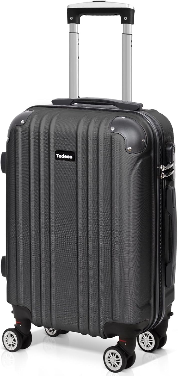 Sac de voyage à roulettes gris foncé, coque ABS — 1