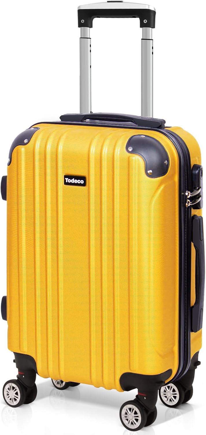 Valise jaune 68 cm rigide — 1