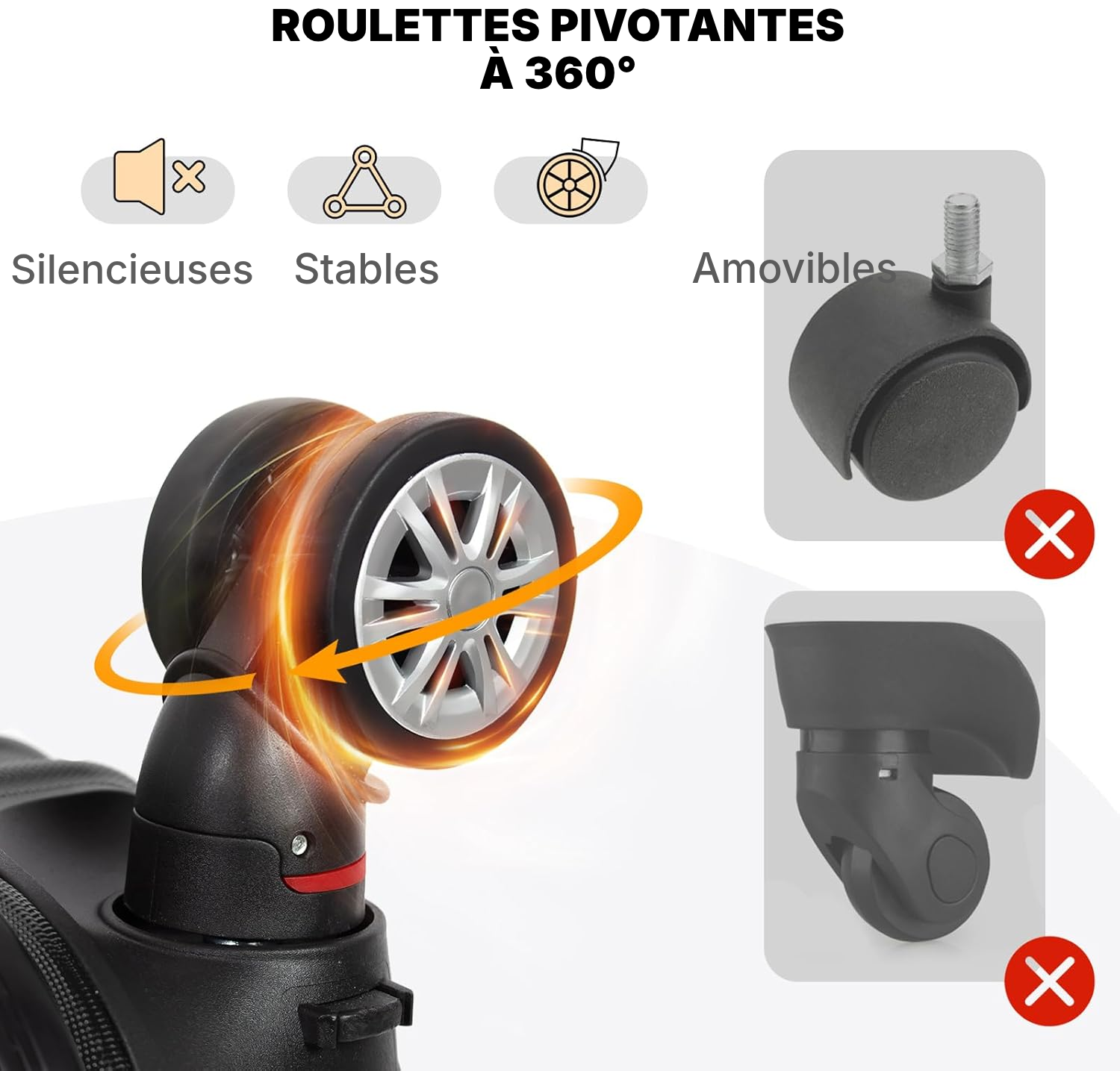 Valise rigide noire — voyage organisé — 5