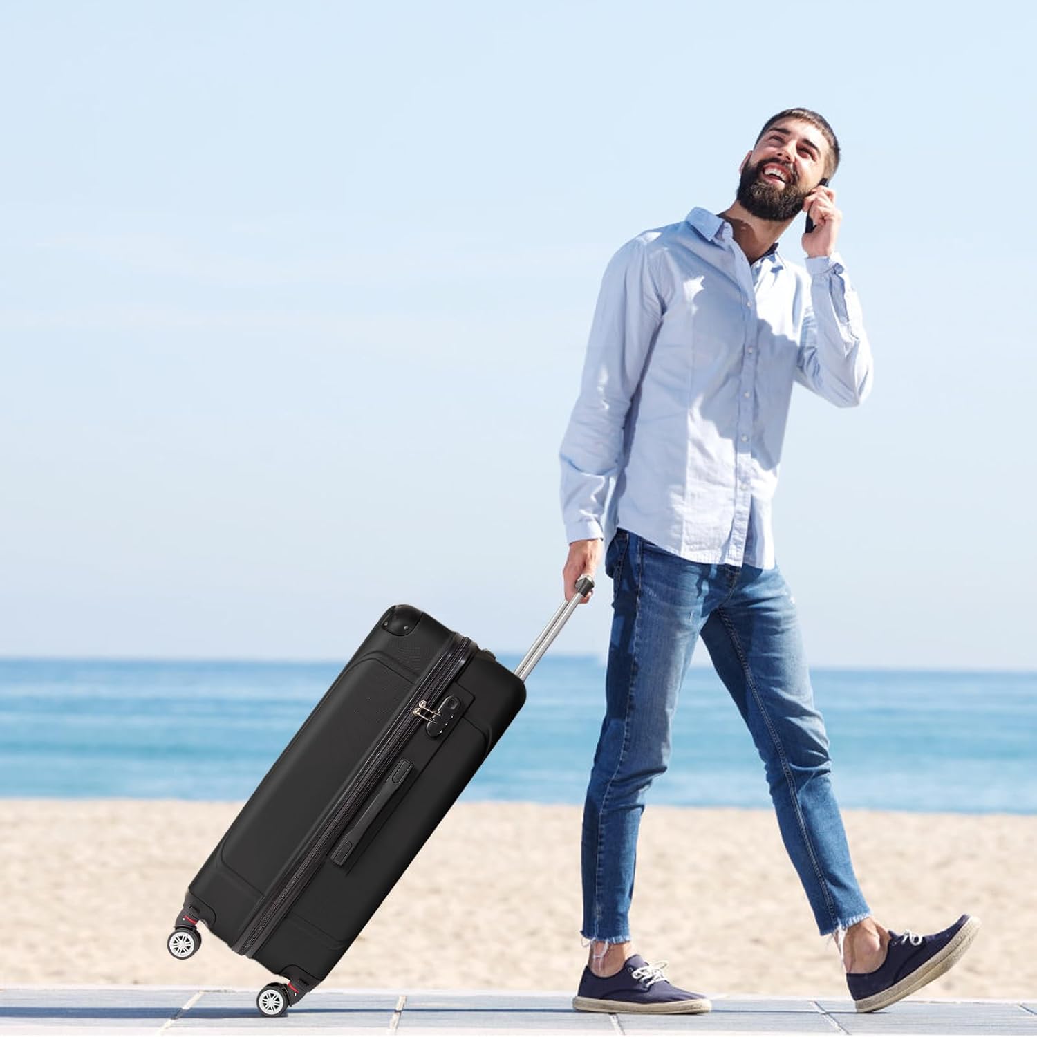 Valise rigide noire — voyage organisé — 7