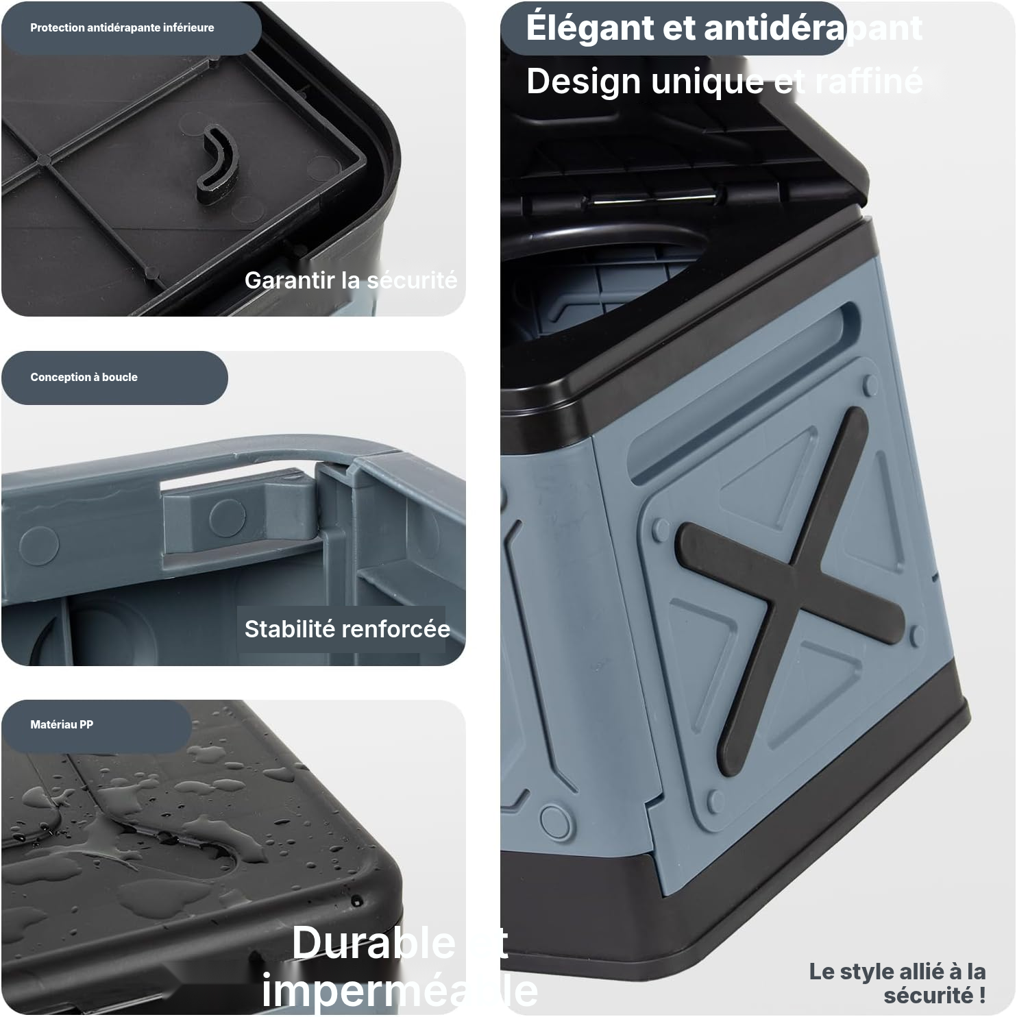 WC chimique alternatif Noir – toilette 25 L — 3