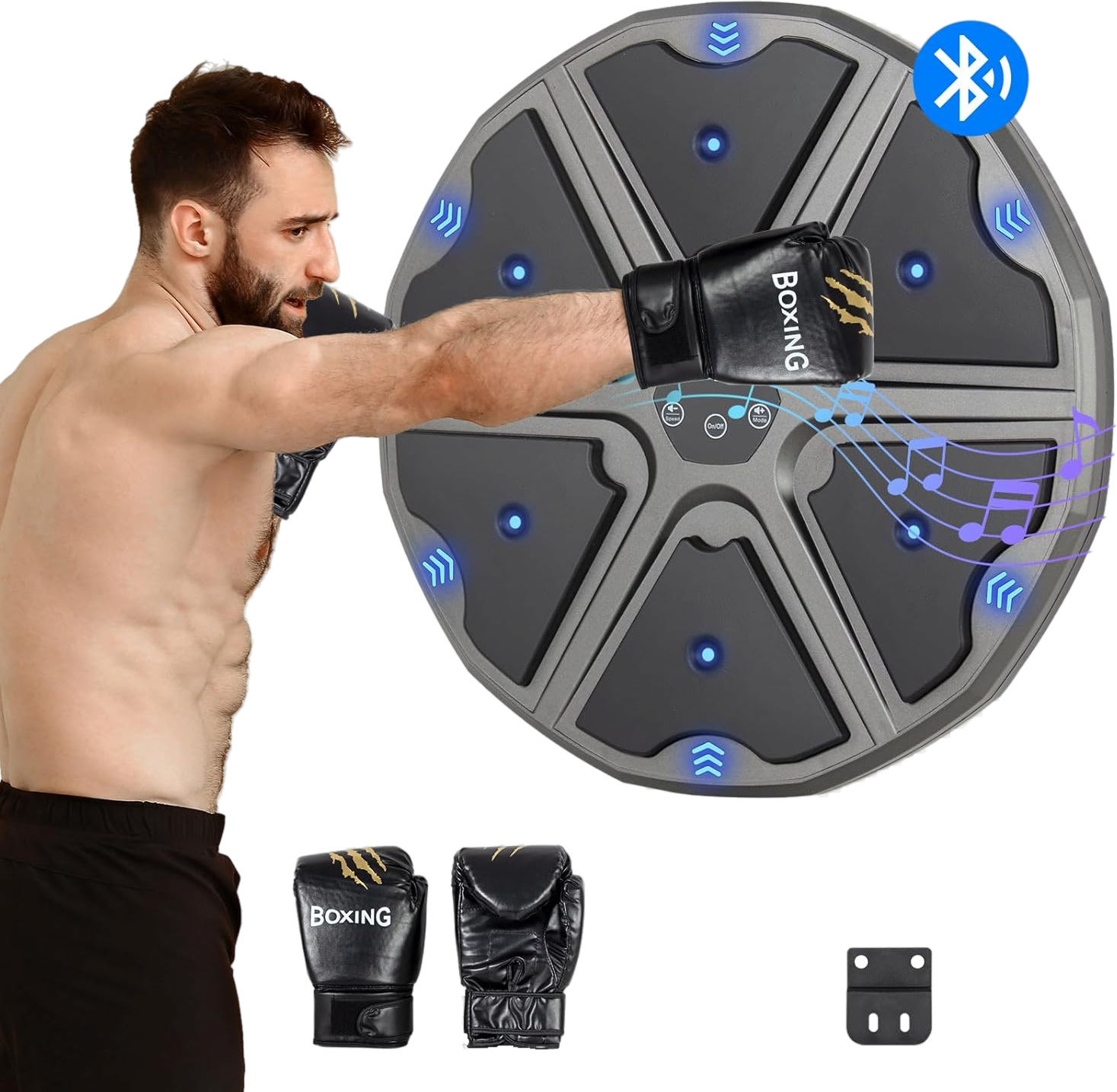 Machine de boxe musicale — réflexes à la maison — 10