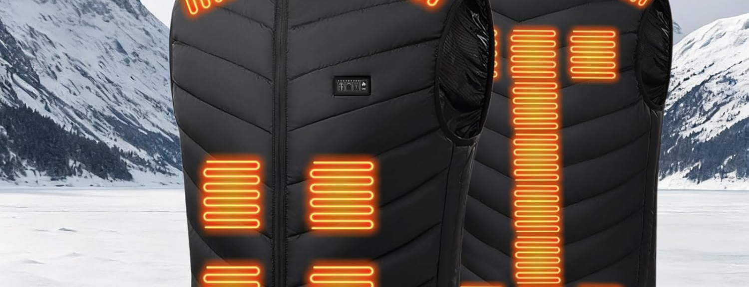 Veste chauffante M — chaleur réglable dehors