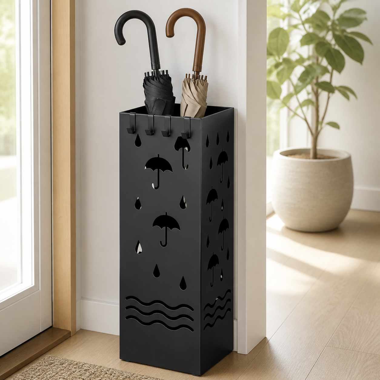 Porte-parapluie — motif parapluies, 49 cm