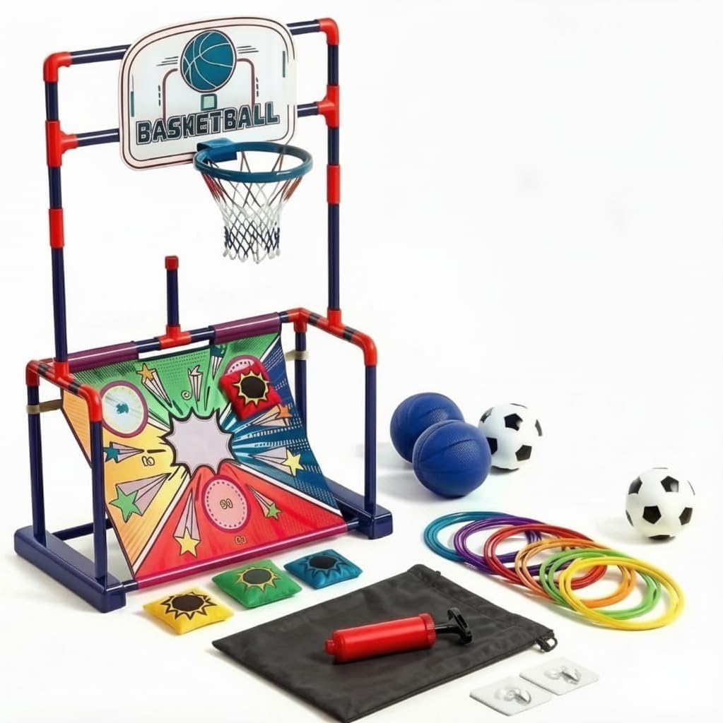 Arceau basket 4-en-1 sur pied avec compteur LED