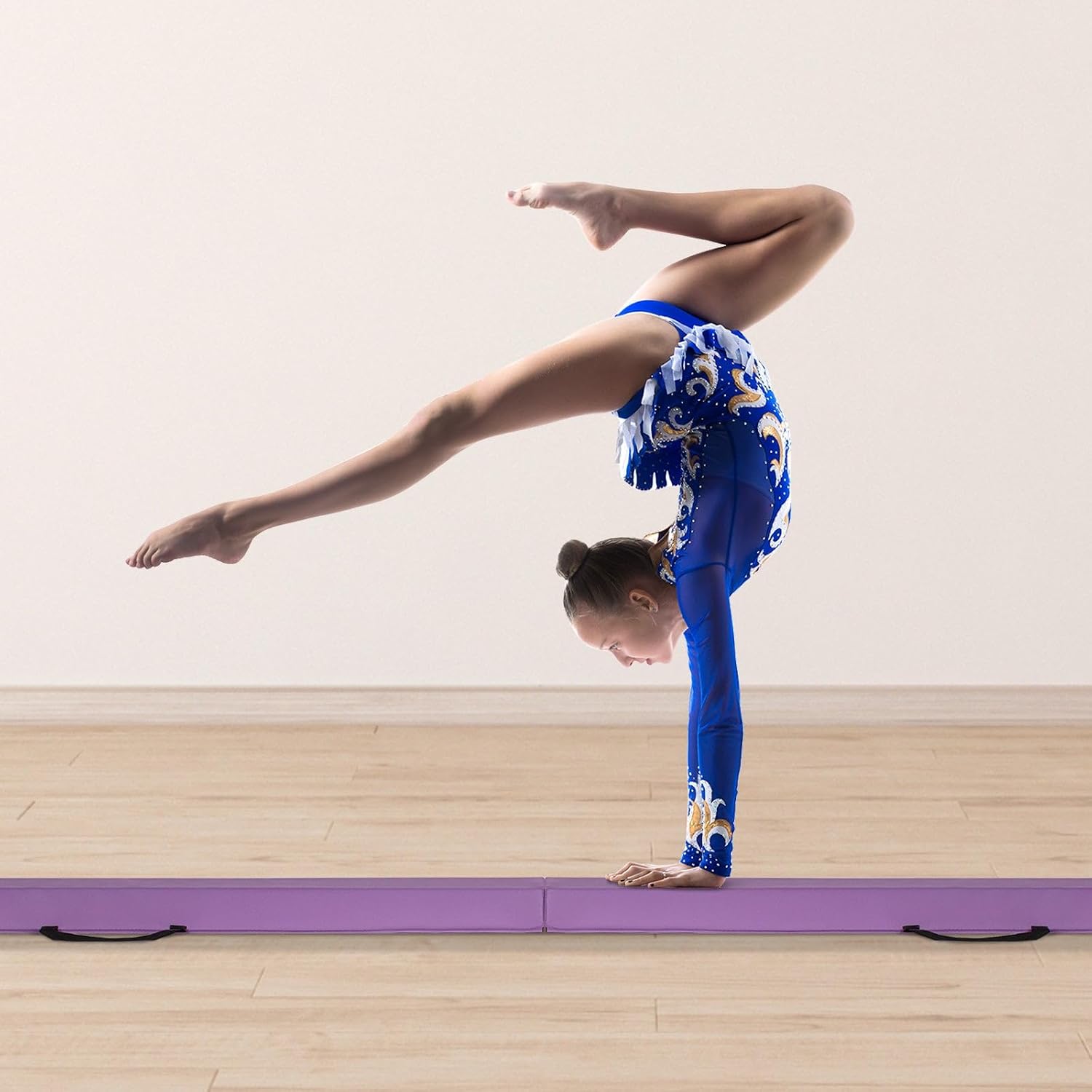 Poutre pour gym pliable violette 270 cm — 7