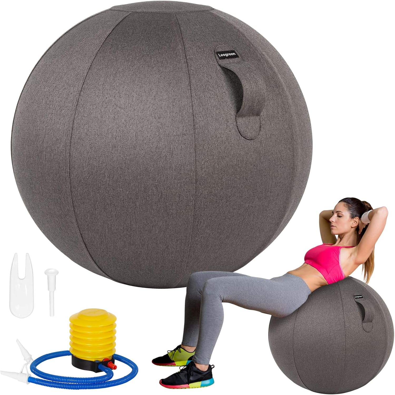 Ballon pour bureau gris foncé 27 × 22 × 14 cm