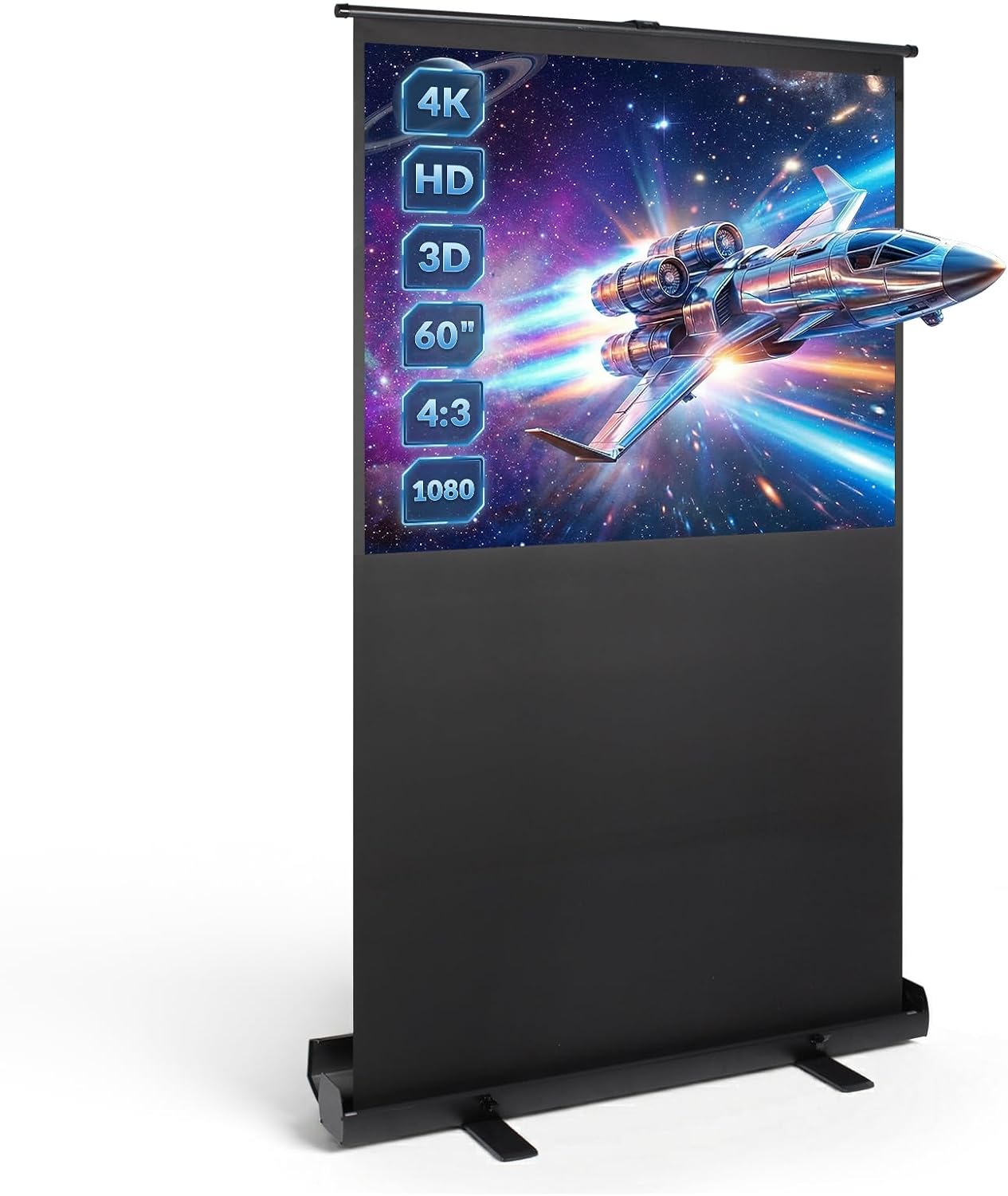 Écran de projection portable – Petite, pose au sol