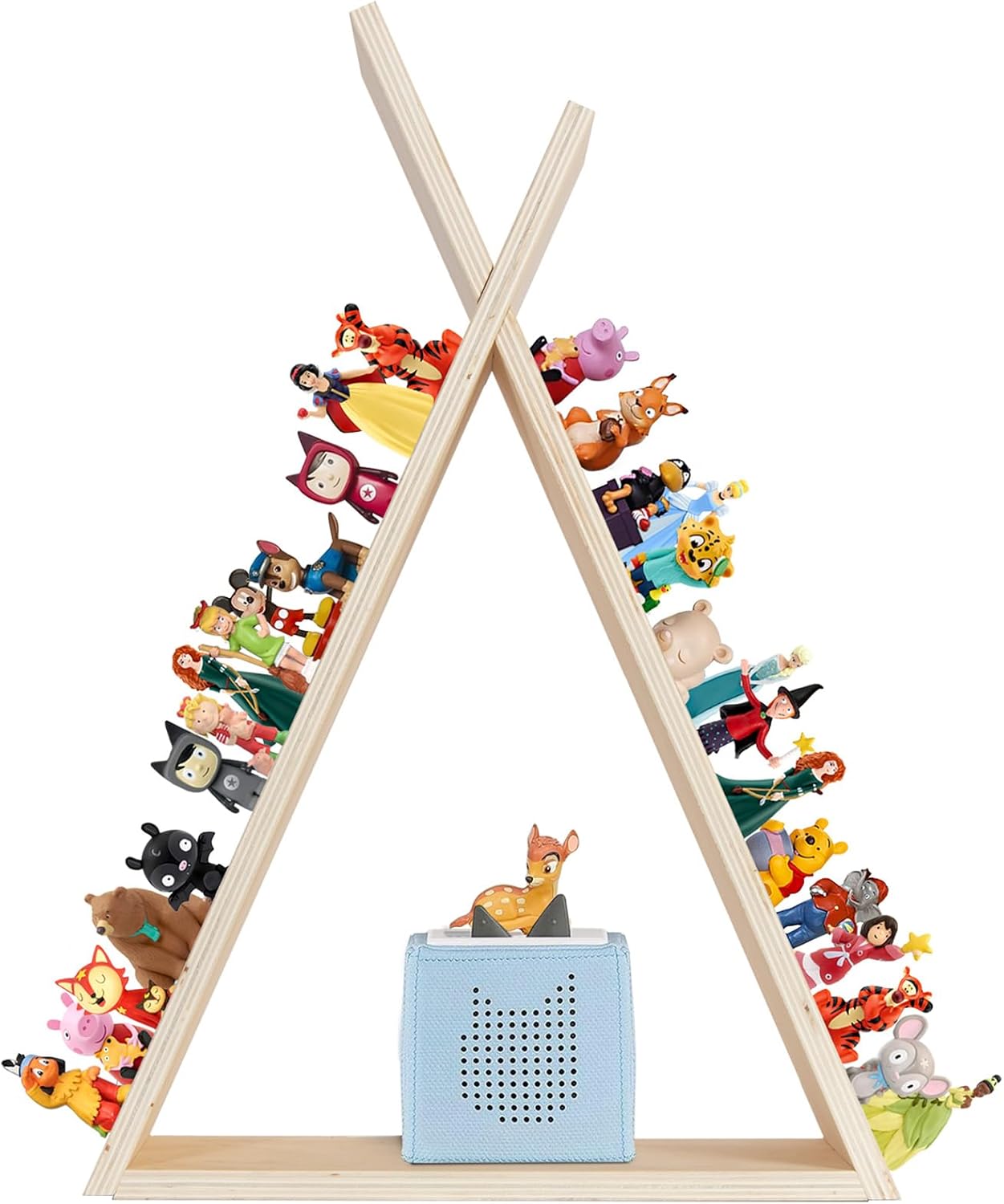 Étagère magnétique pour Toniebox/Tonies – triangle, 58 cm