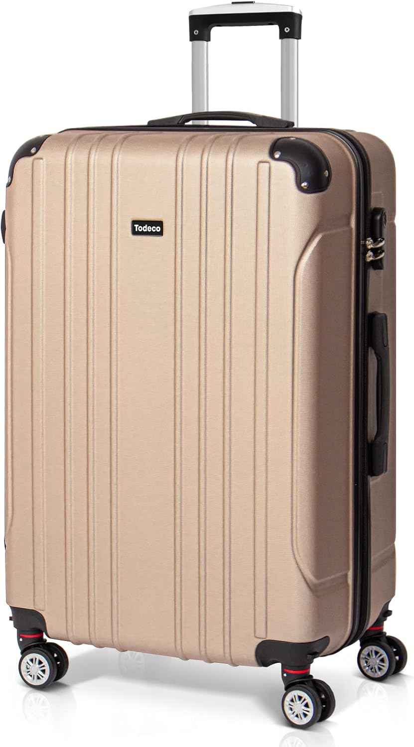 Valise rigide champagne 68 × 45 × 26 cm
